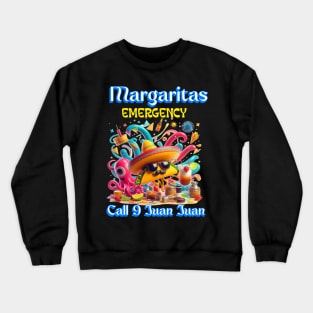 Sombrero and Sunglasses tacos and margaritas Crewneck Sweatshirt